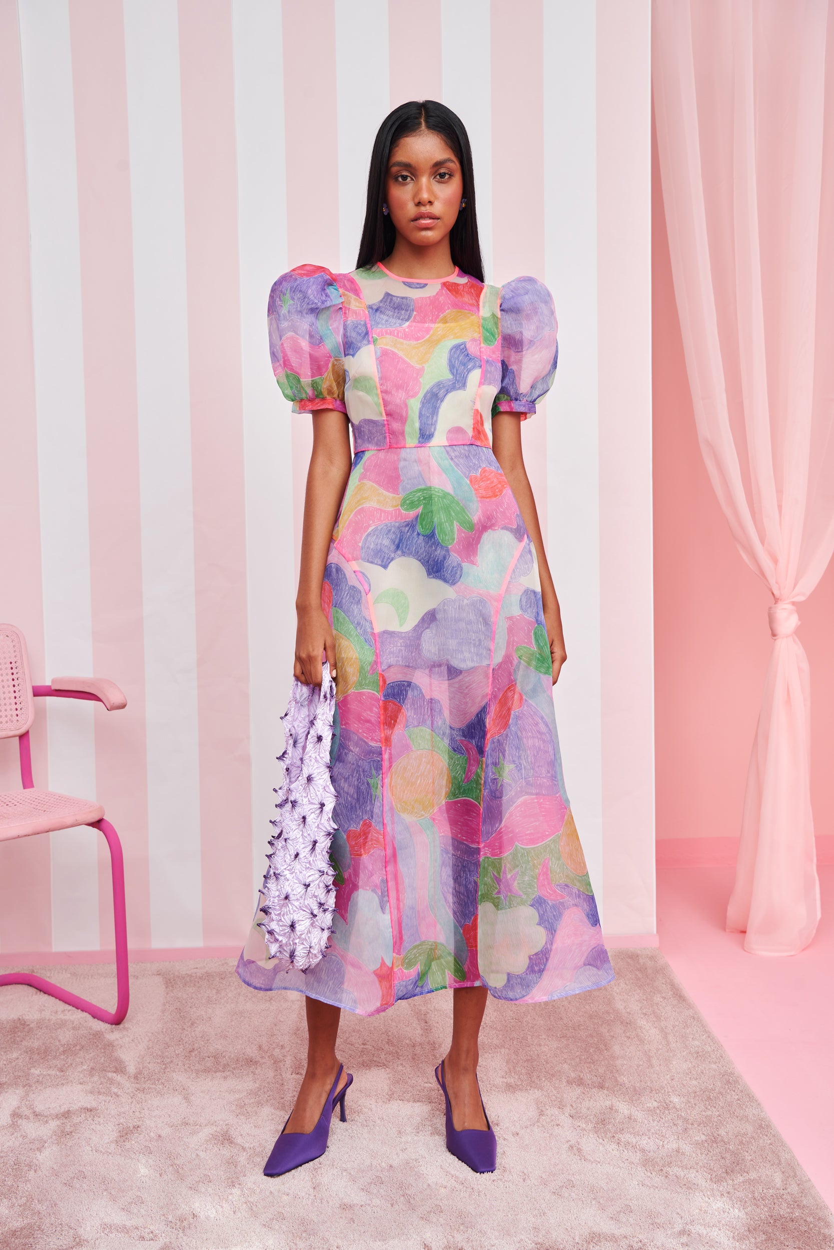 Celia B Nammu Dress Multy – Luxury and Love