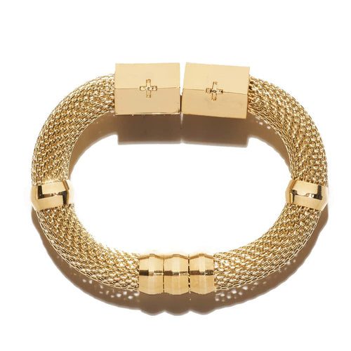 Holst + Lee: Mesh Classic Gold Everything Bracelet
