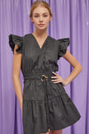 Black Ruffle Dress