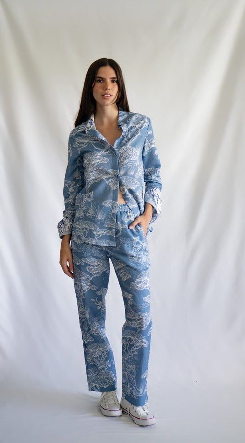 Las Surenas Blue Safari Pant