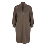 Eqsualo Army Green Pullover Dress