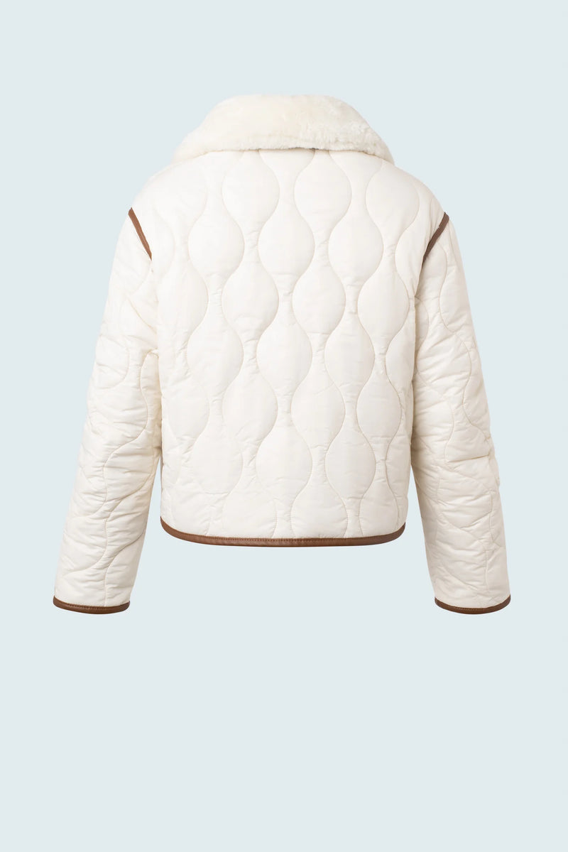 Iris Setlakwe Reversible Sherpa Quilted Jacket