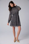 Iris Setlakwe Chiffon Pleated Mini Dress