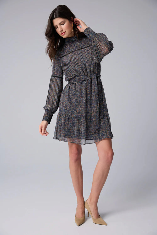 Iris Setlakwe Chiffon Pleated Mini Dress