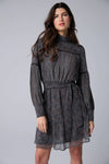 Iris Setlakwe Chiffon Pleated Mini Dress