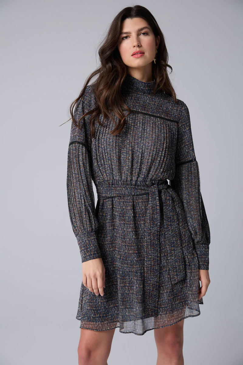 Iris Setlakwe Chiffon Pleated Mini Dress