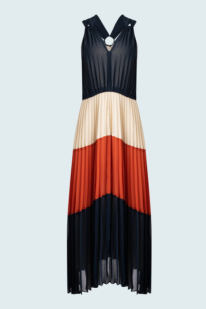 Iris Setlakwe Chiffon Pleated Midi Dress