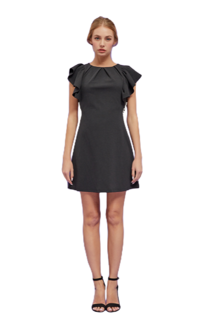 Pearl Stone Cut Out Mini Dress