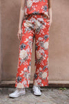 Las Surenas Romantic Tiger Pant Brick