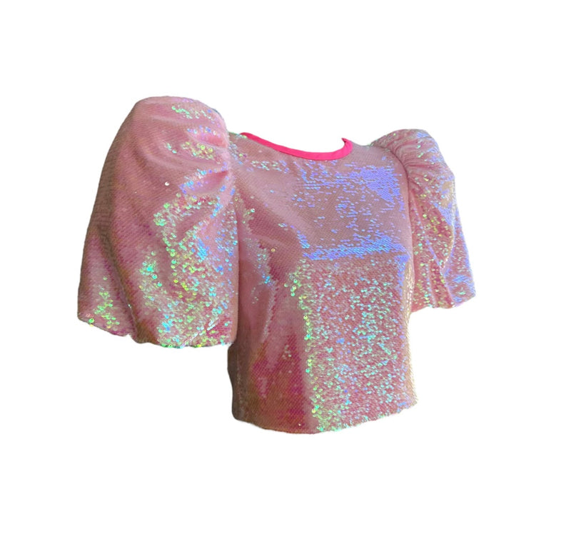 Neubryne Alexis Iridescent Sequin Blouse