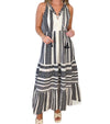 Just Bellina Black Ivory Dress