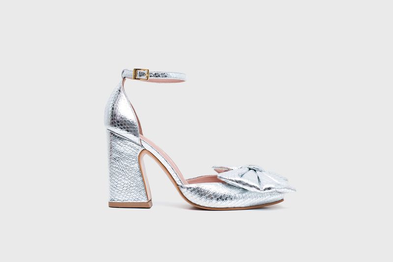 Butrich Silver Felicia Pump
