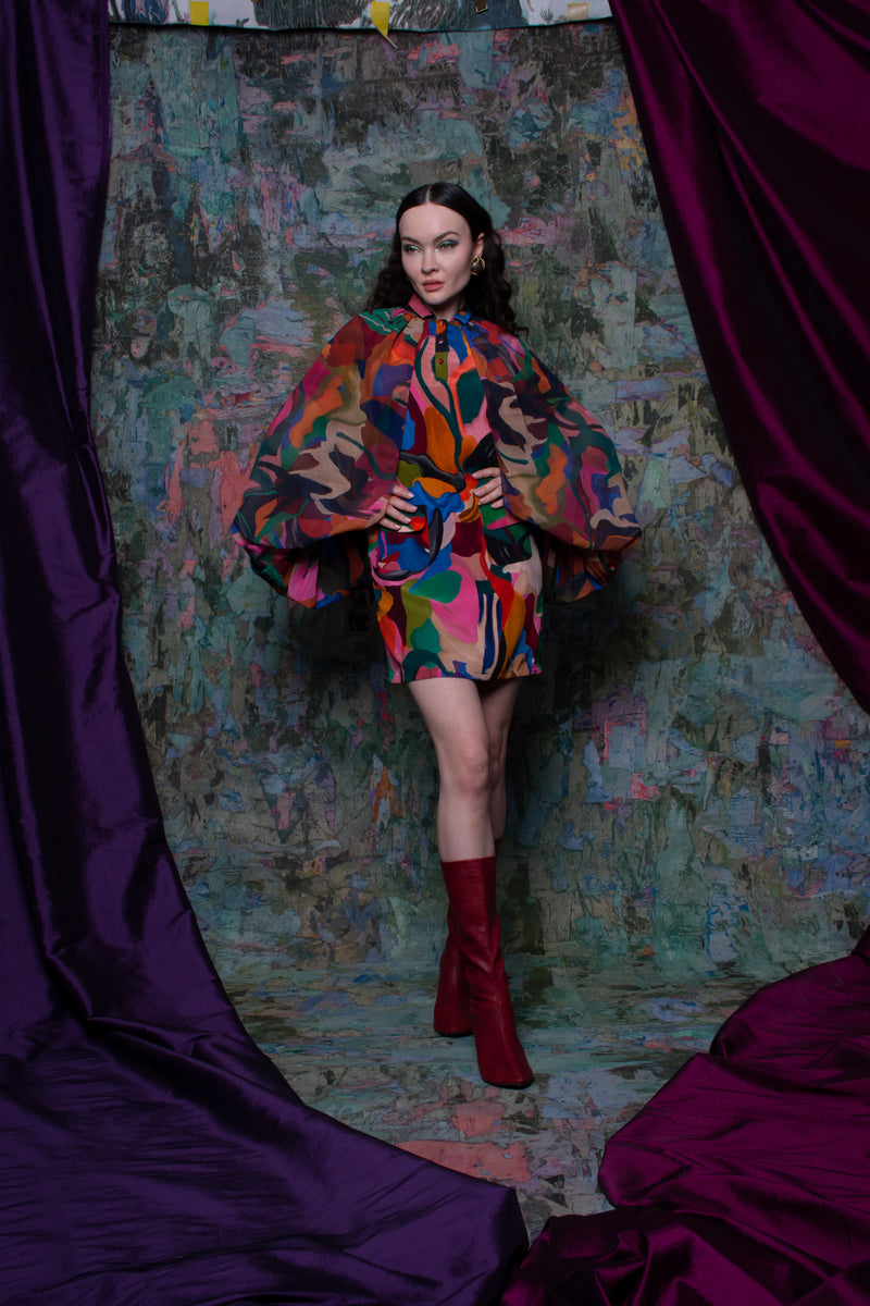 La Fuori Abstract Dress