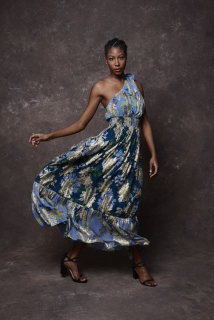 Just Bellina Fall Shimmer Dress – Luxury and Love