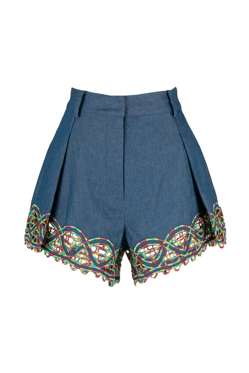 Celia B Rocio Shorts Blue