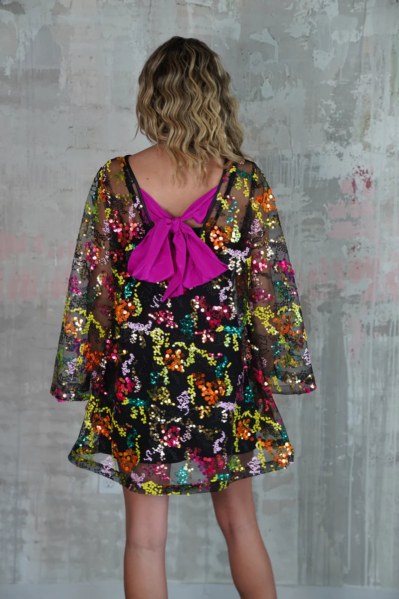 House of Perna Doris Confetti Sequin Dress