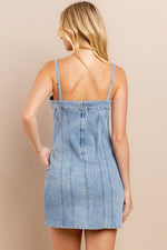 Denim Shift Dress