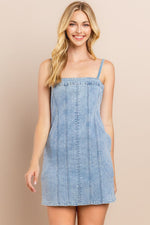 Denim Shift Dress