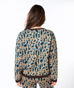 Jacquard Leopard Sweater