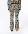 Leopard Jacquard Flair Trousers
