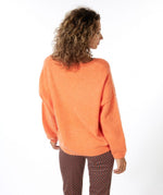 Orange V-Neck Sweater