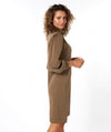 Eqsualo Army Green Pullover Dress
