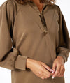 Eqsualo Army Green Pullover Dress