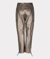 Faux Leather Cargo Trouser