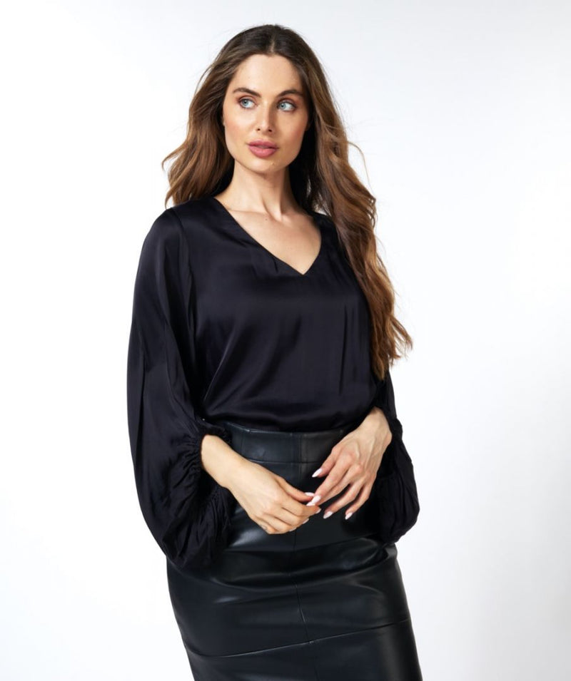 Wide Sleeve  Blouse