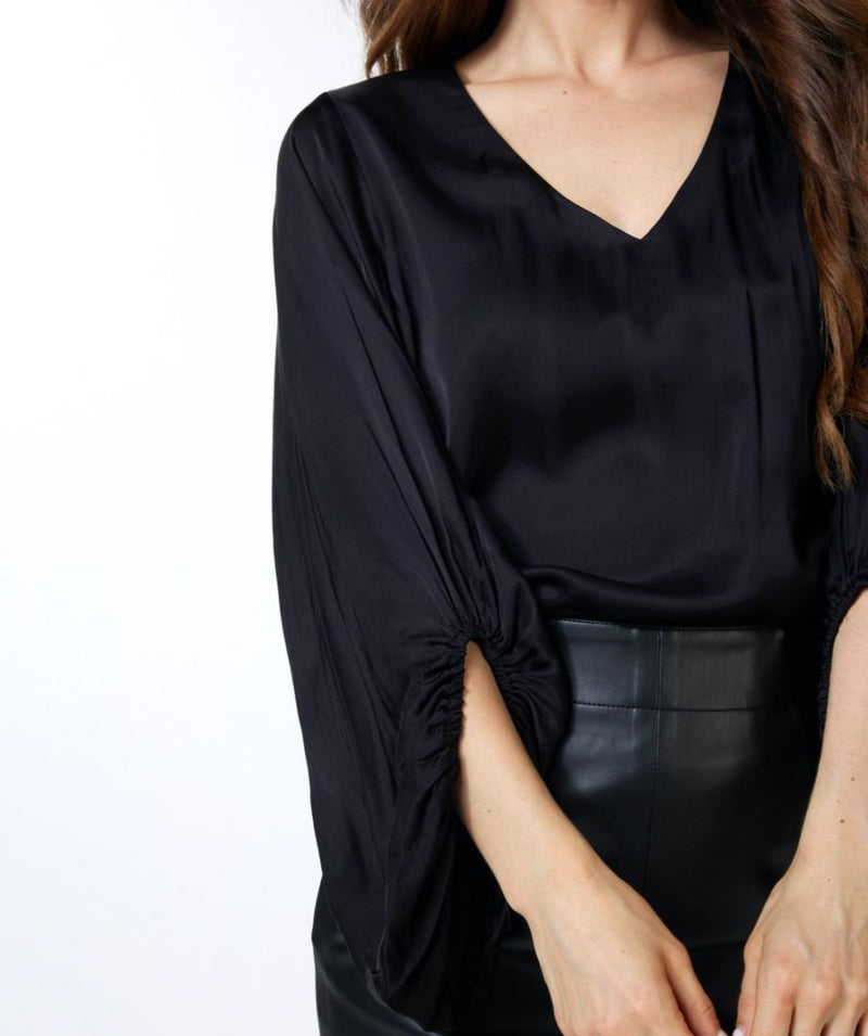 Wide Sleeve  Blouse