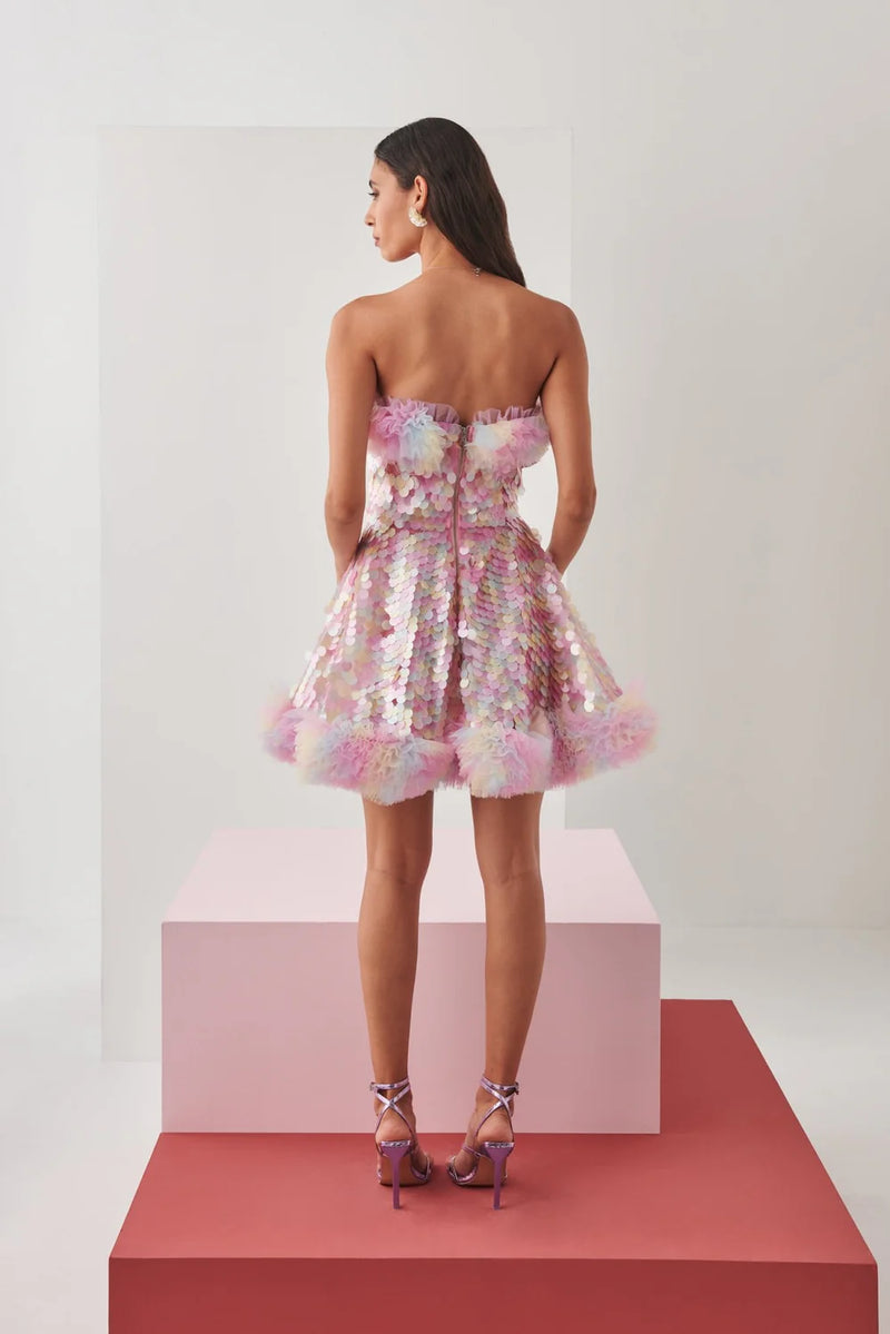 celia b one shoulder dress Celia B One-Shoulder Tiered Ruffle Dress