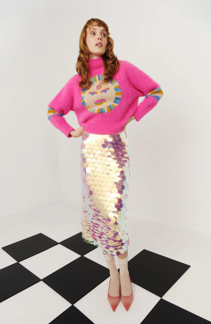 Celia B Mont Blac Sweater Pink