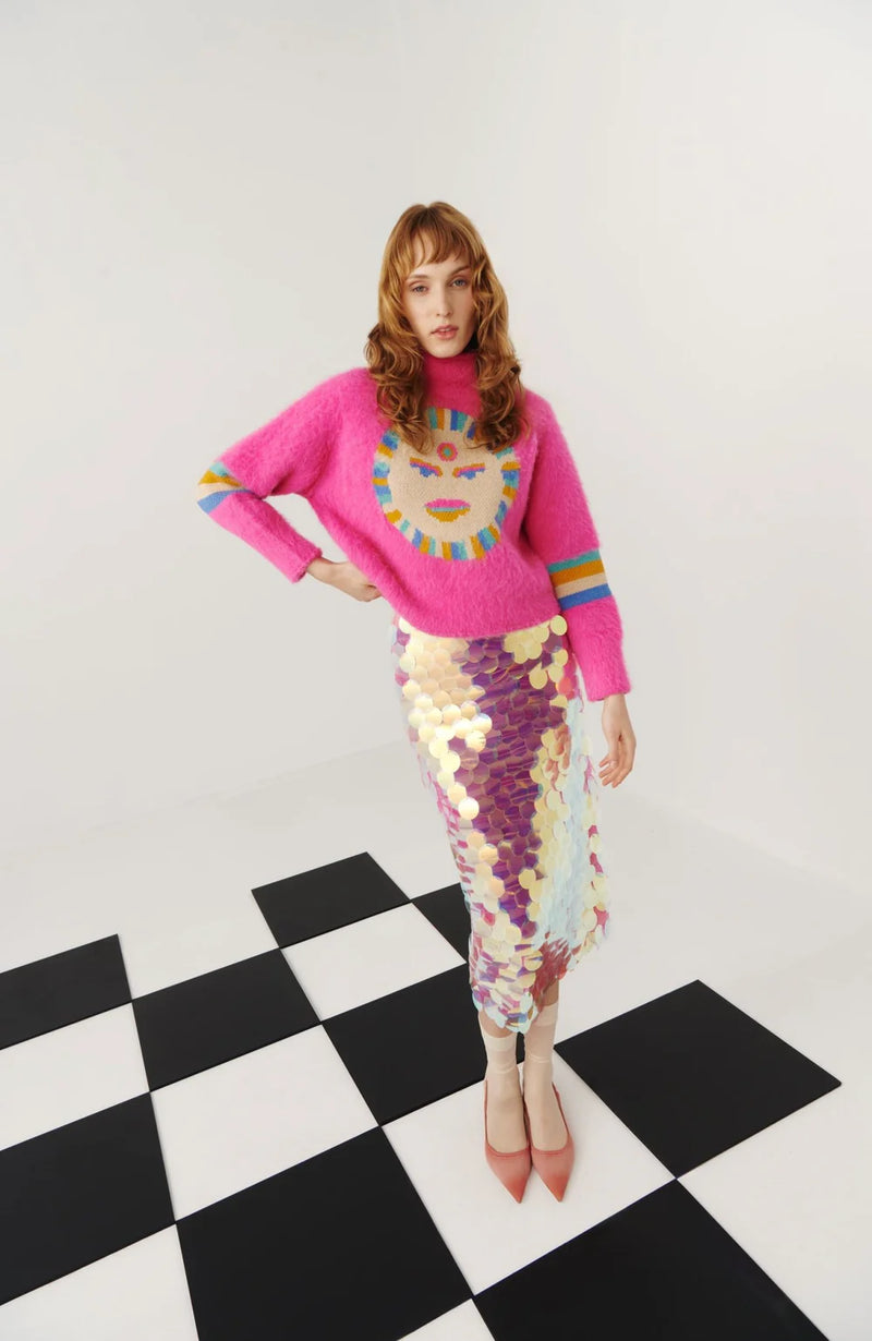 Celia B Mont Blac Sweater Pink