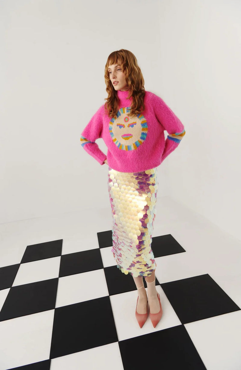 Celia B Mont Blac Sweater Pink