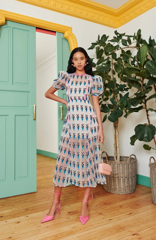 Celia B Nammu Dres Blue