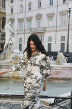 Las Surenas Safari Long Dress