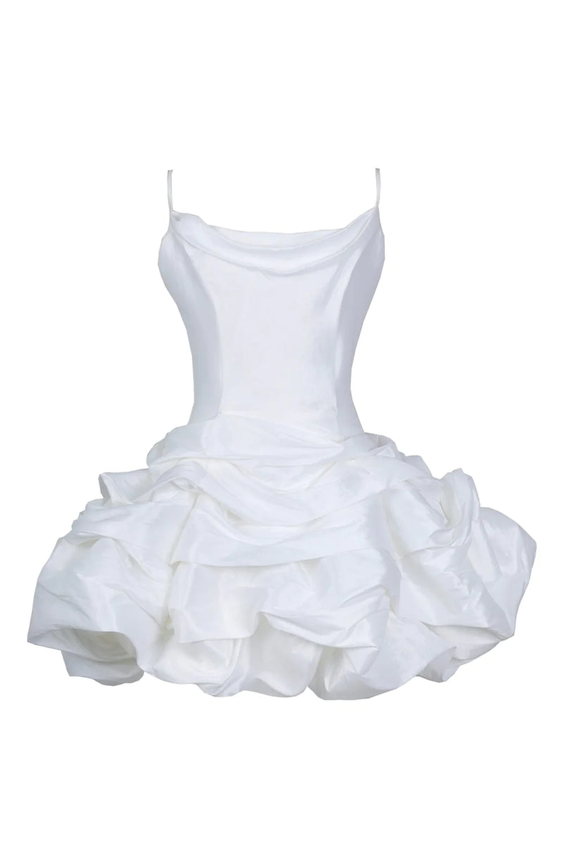 neon and white dress La Femme Dress 32441