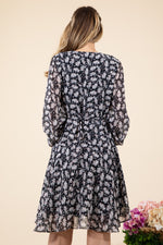 Floral Wrap Dress