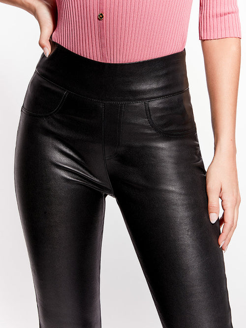 Gigi Stretch Leather Leggings