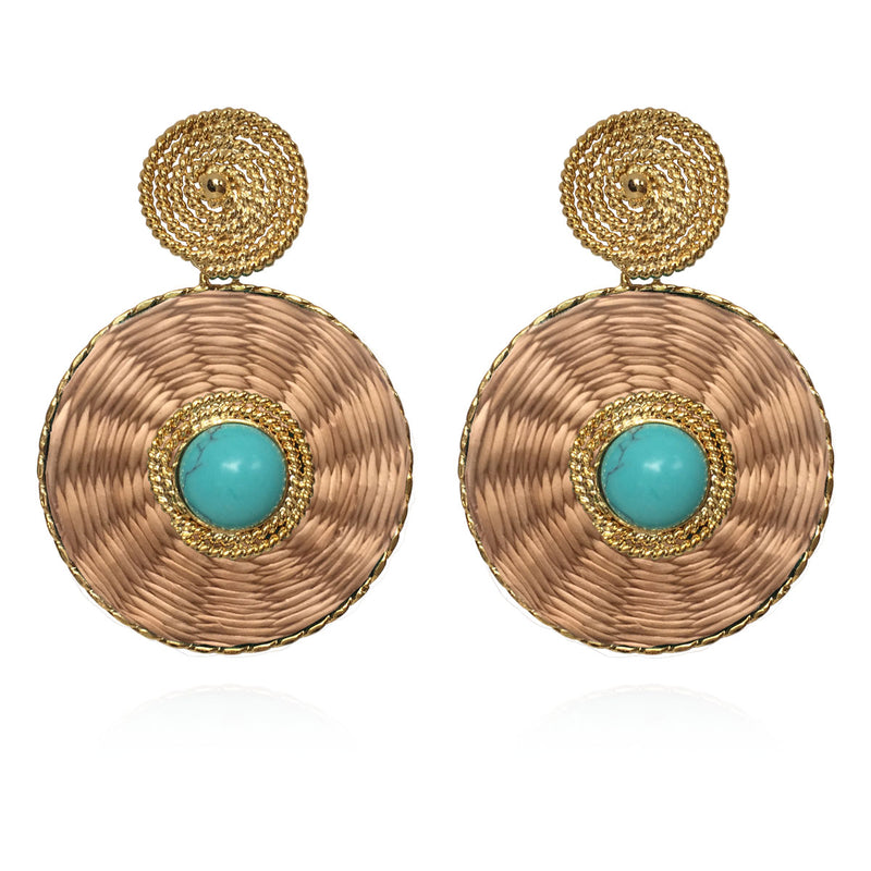 Iraca Lucky Eye Earrings