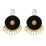 Iraca Black Rhapsody Earrings