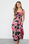 Floral Smocked Maxi Dress