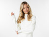Ivory Cable Knit Sweater Dress