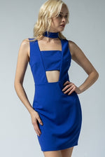 Blue Lena Cut Out Dress