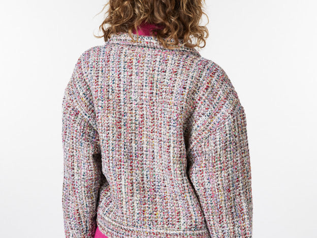 Esqualo Short Pink Tweed Jacket