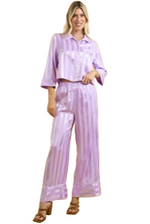 Silky Lavender PJ Set