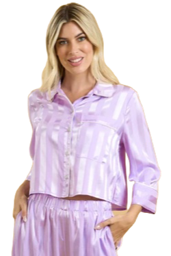 Silky Lavender PJ Set