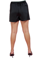 Silky High Waist Pleated Shorts