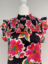 Smock Floral Print Top