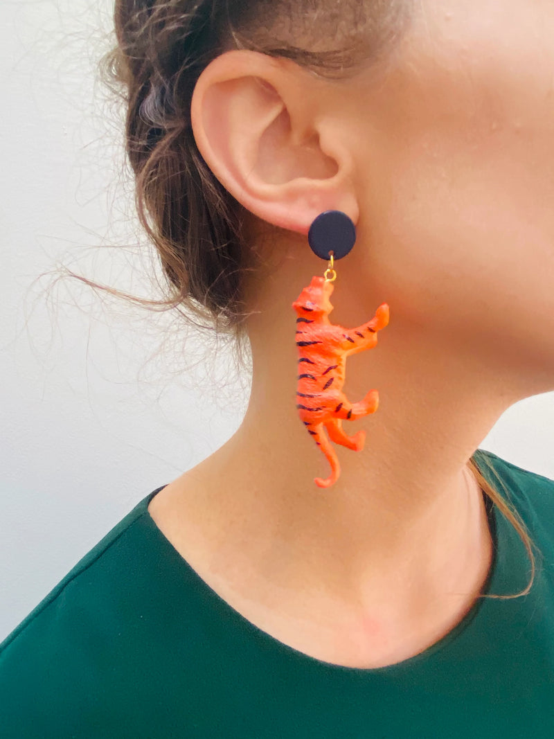 Jungle Tiger Earrings